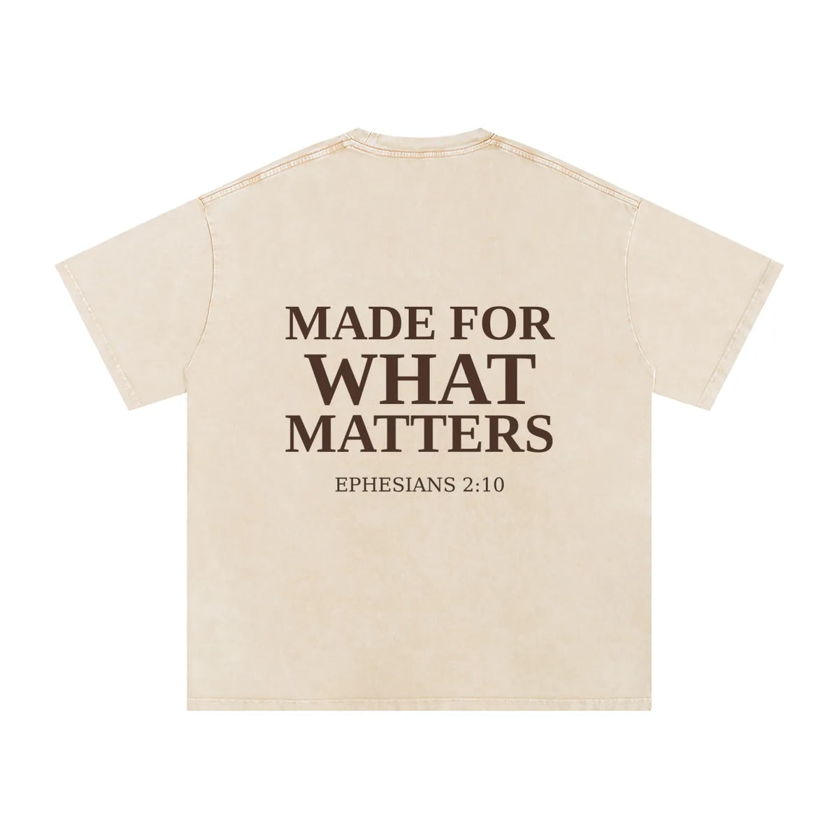 Made For What Matters Snow Washed Oversized Cotton T-Shirt