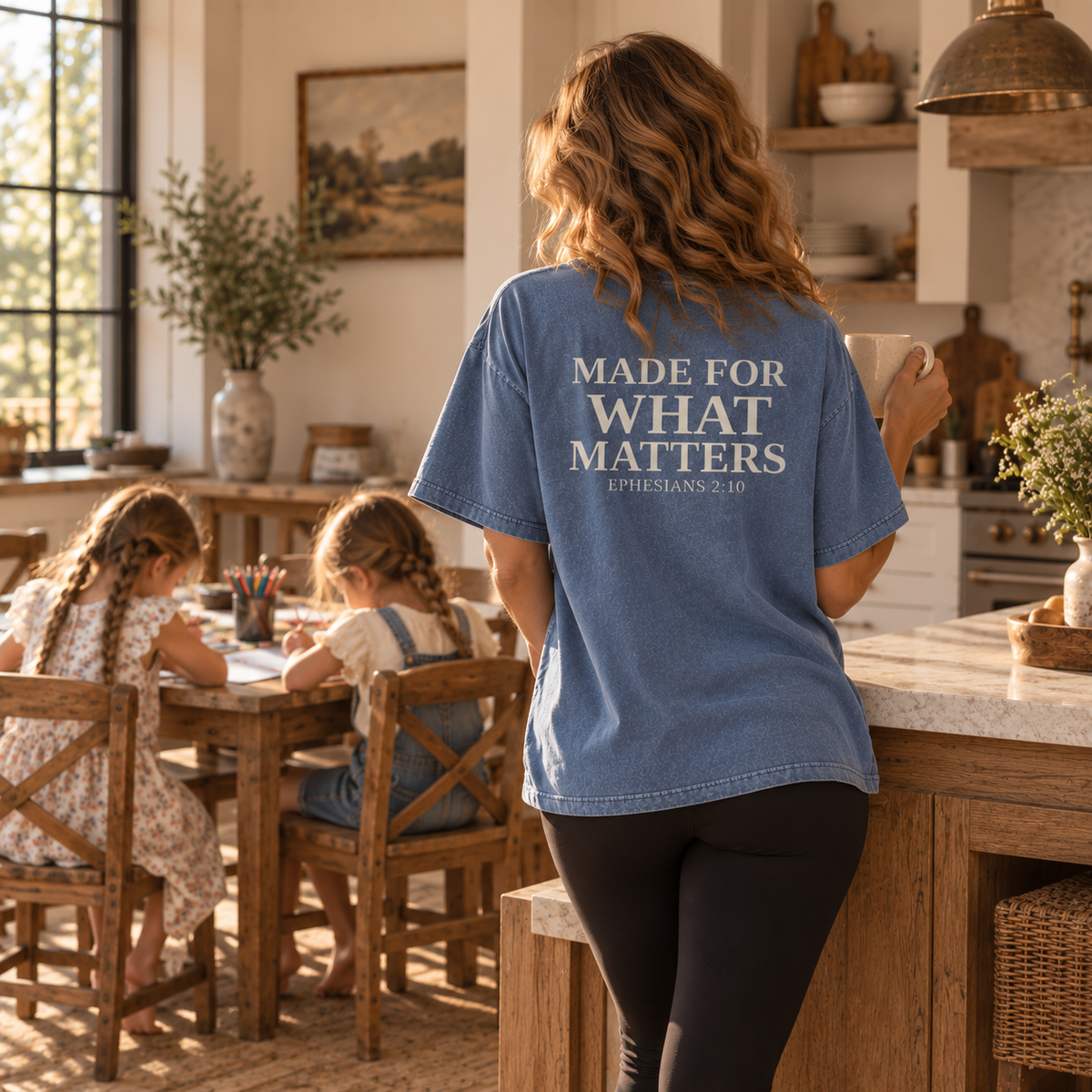 Made For What Matters Snow Washed Oversized Cotton T-Shirt