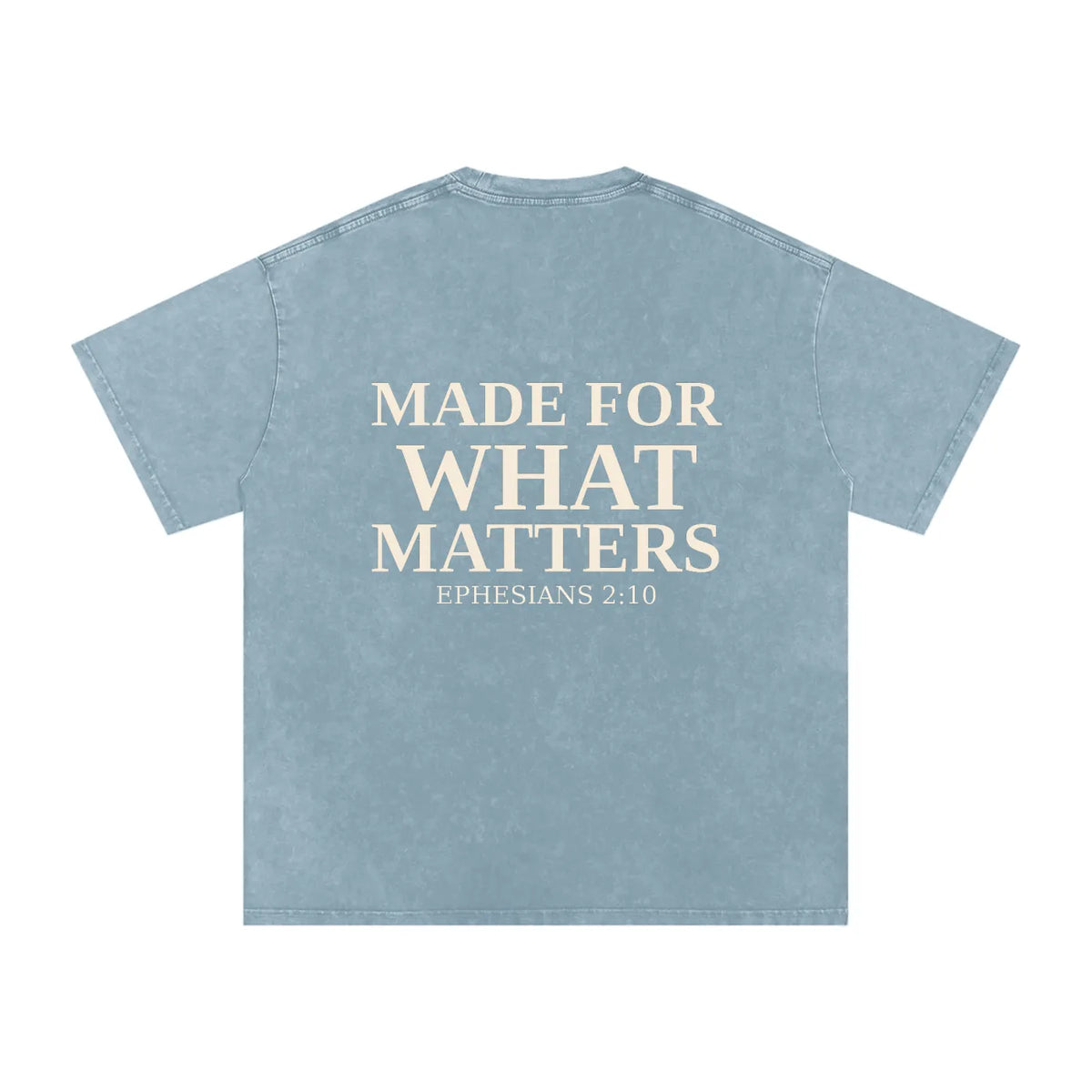 Made For What Matters Snow Washed Oversized Cotton T-Shirt