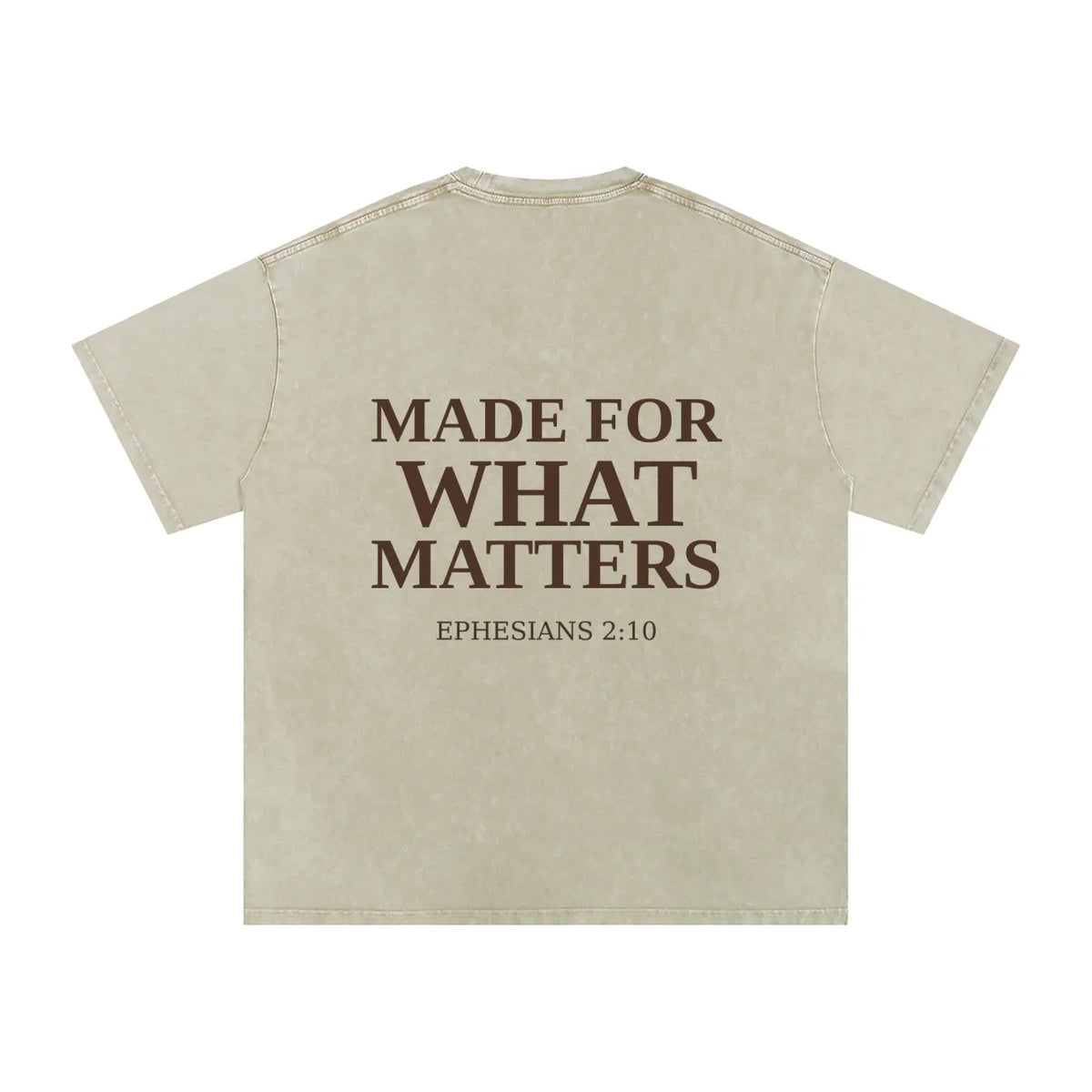 Made For What Matters Snow Washed Oversized Cotton T-Shirt