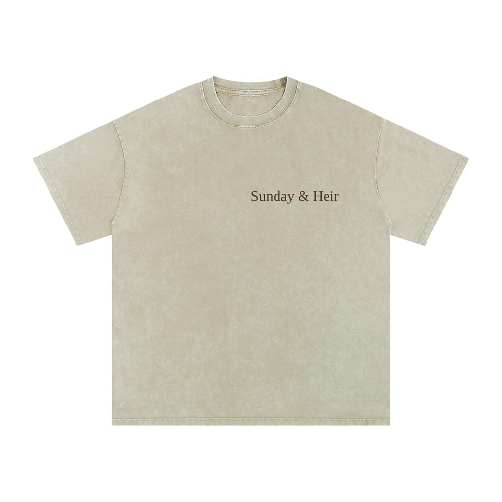 Made For What Matters Snow Washed Oversized Cotton T-Shirt