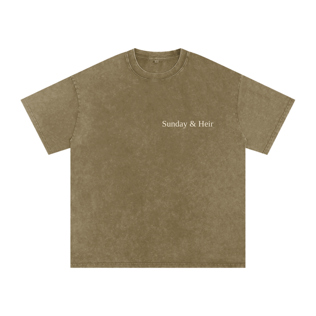 Made For What Matters Snow Washed Oversized Cotton T-Shirt